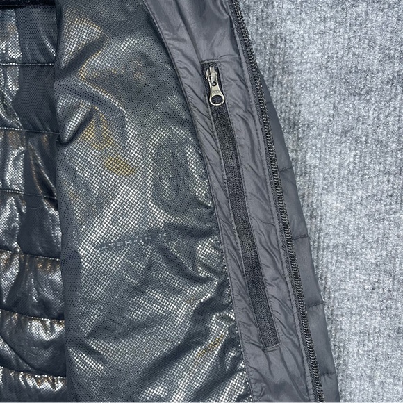 Columbia Men Small Black Omni Heat TurboDown 590TD Lightweight Puffer Zip Jacket - Picture 5 of 16